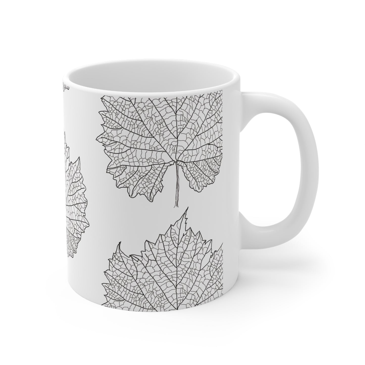 Grape leaves Ceramic Mug 11oz